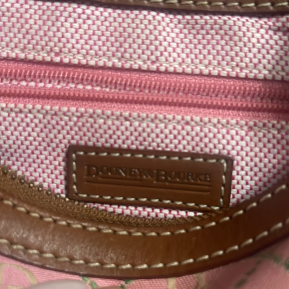 Authentic Dooney and Bourke. Canvas gently used leather still like new - Picture 2 of 5